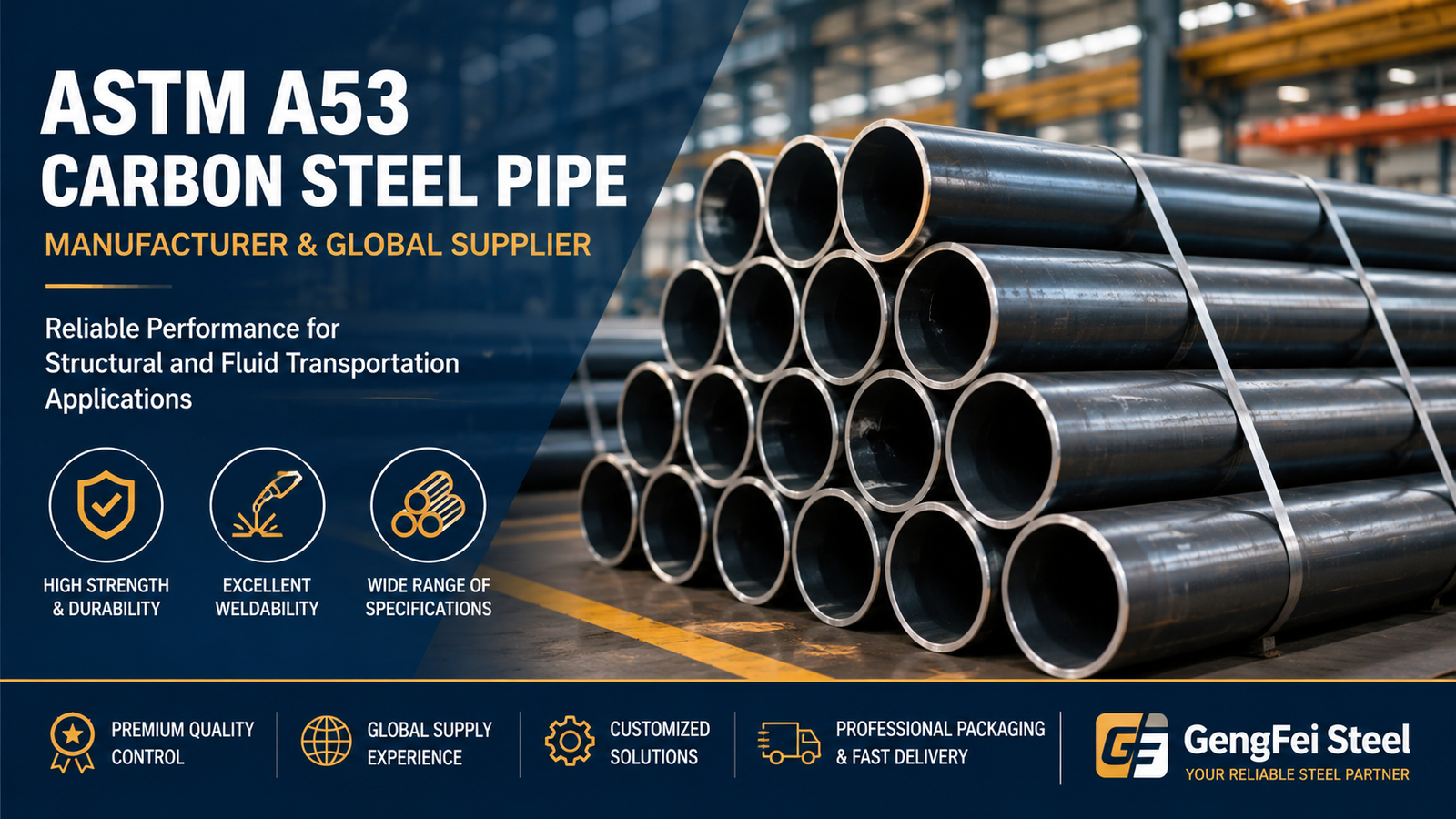 ASTM A53 Grade B steel pipe