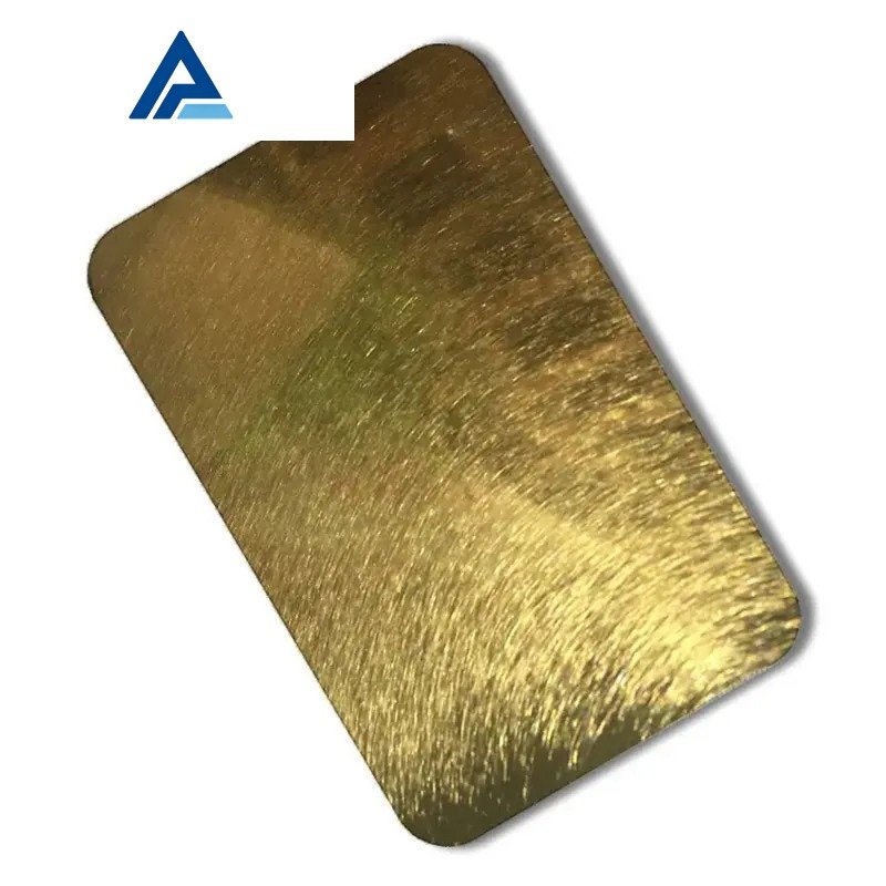 gold stainless steel sheet
