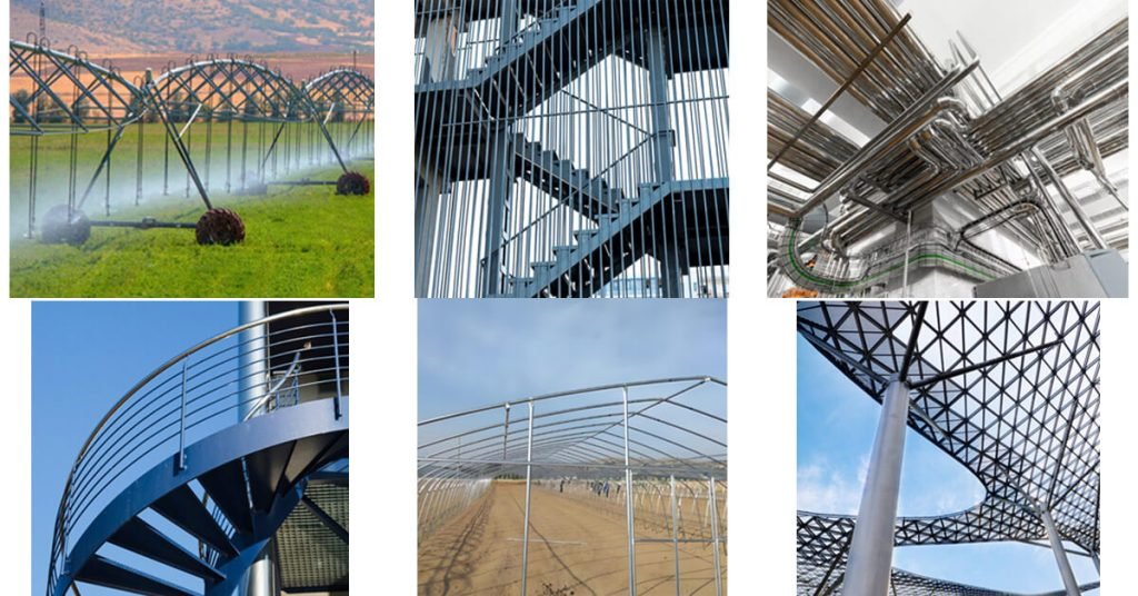 galvanized pipe application