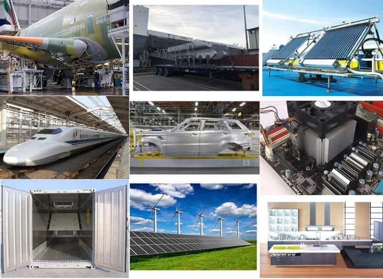 the application of aluminum