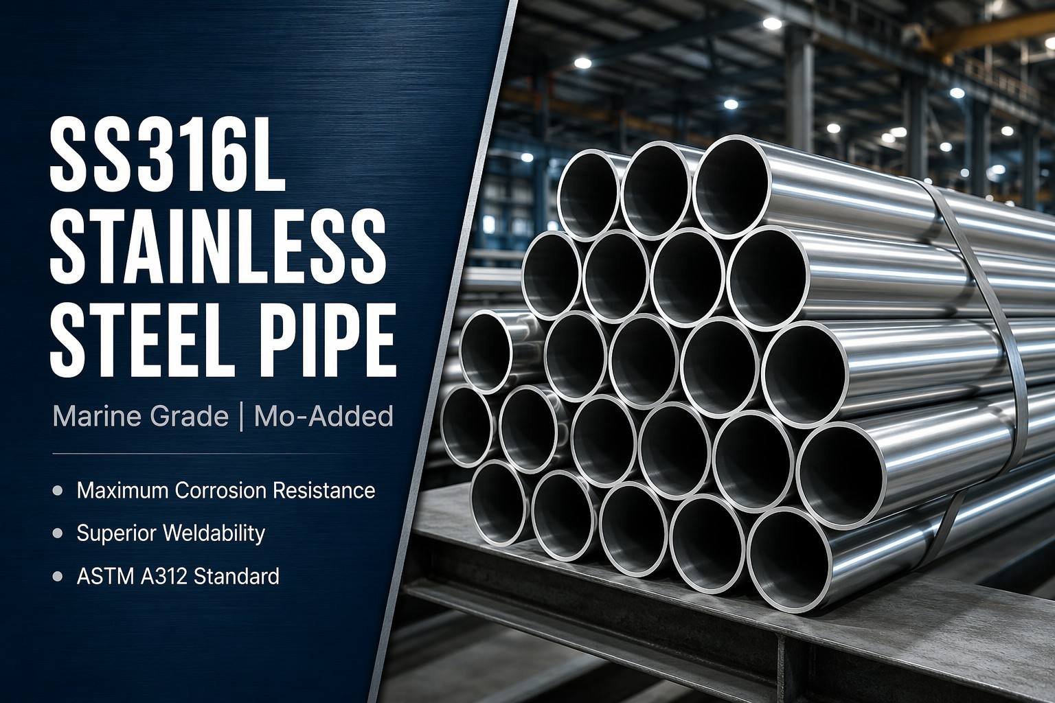 ASTM A312 TP316L seamless pipe price