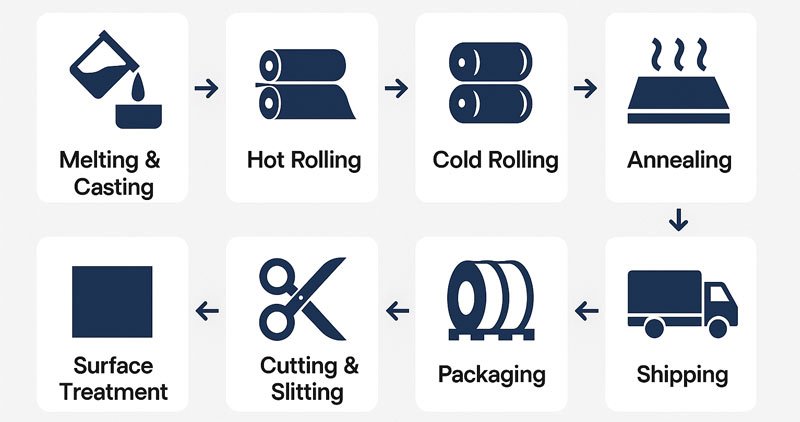Production-Process-of-Aluminum-Coil